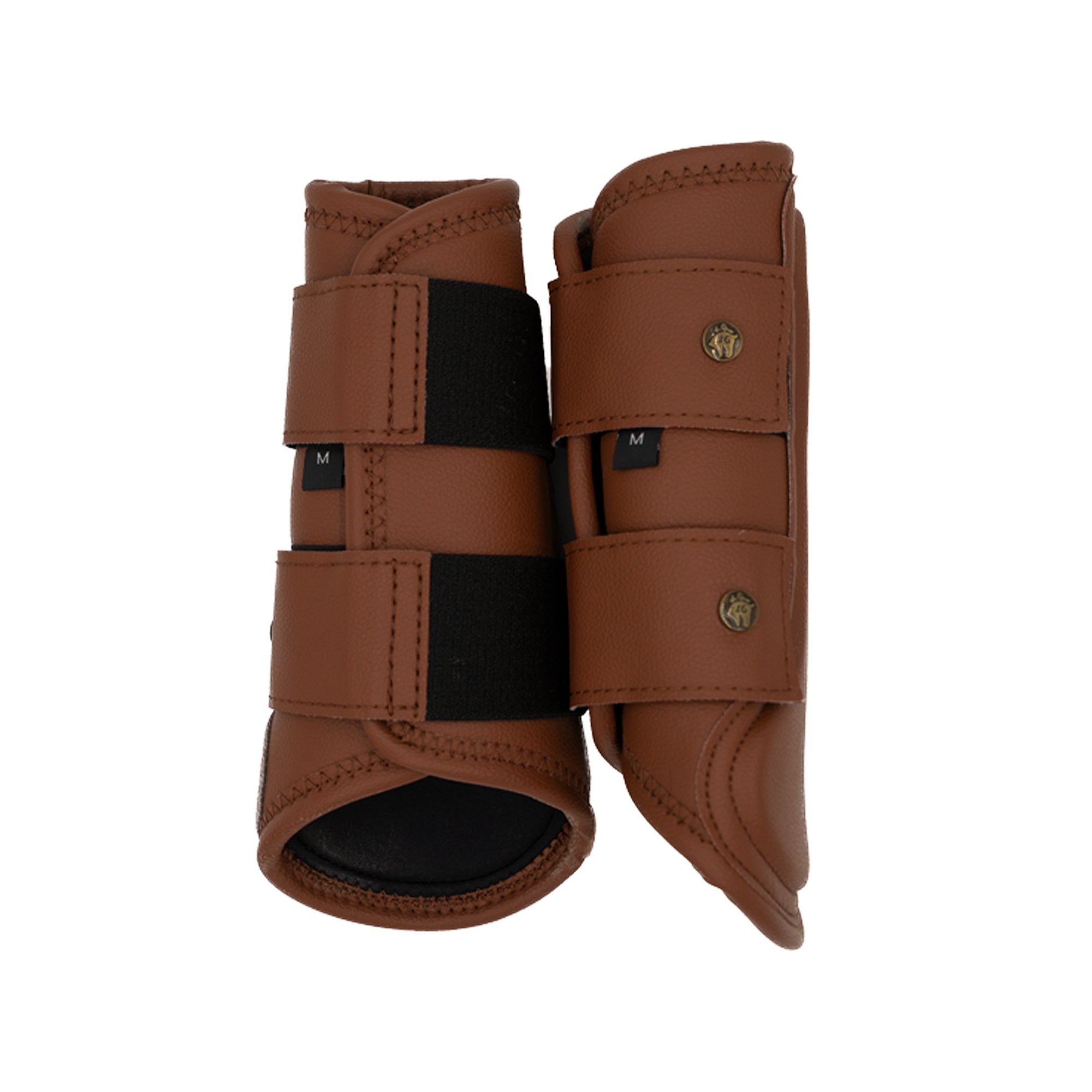 Sixteen Cypress Leatherette Splint Boots, Cognac - Sixteen Cypress - Equiluxe Tack