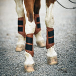 Sixteen Cypress Leatherette Splint Boots, Cognac - Sixteen Cypress - Equiluxe Tack
