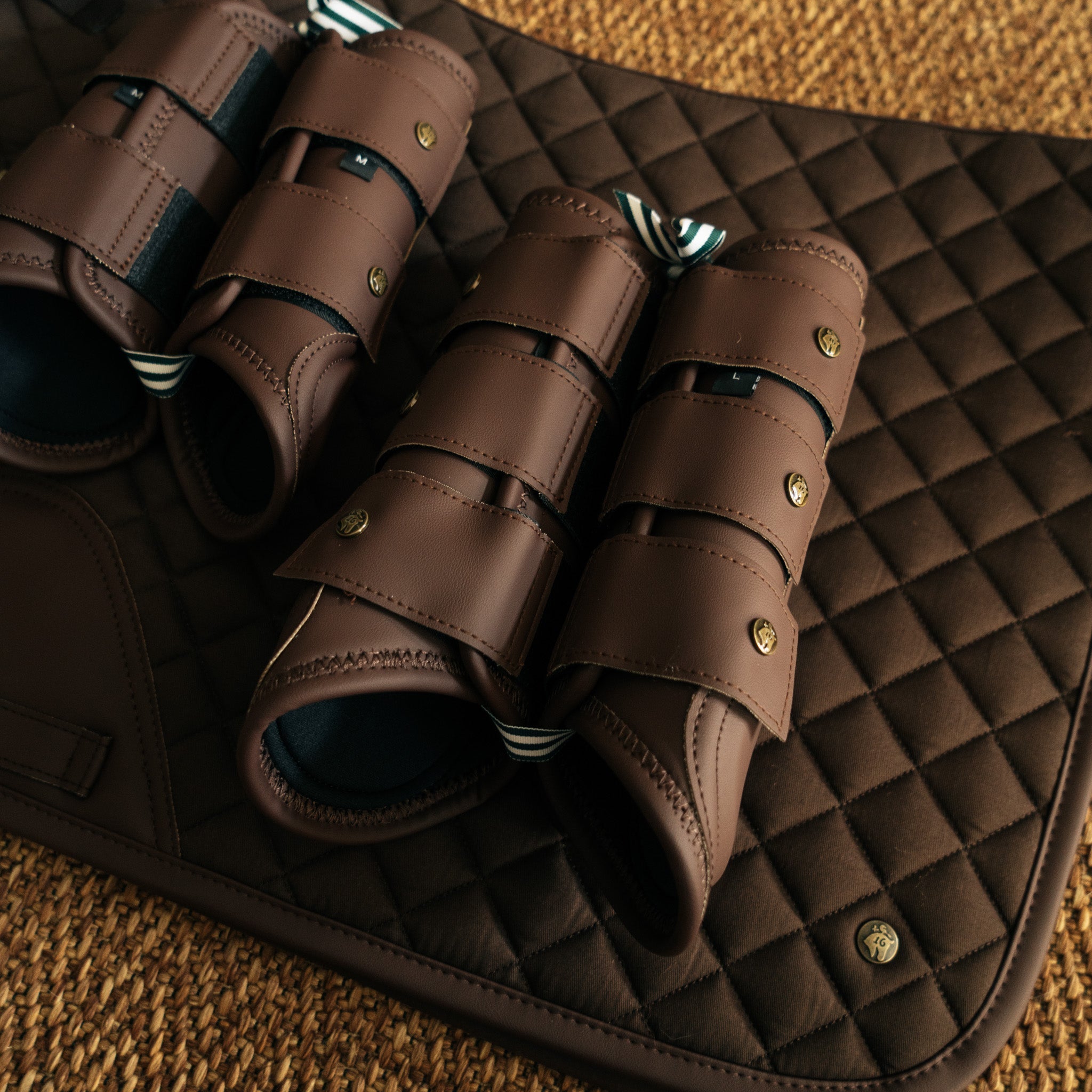 Sixteen Cypress Leatherette Splint Boots, Hickory - Sixteen Cypress - Equiluxe Tack