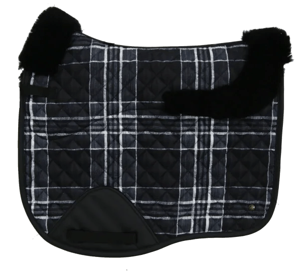 Sixteen Cypress Merino Wool Field Plaid Dressage Pad - Sixteen Cypress - Equiluxe Tack