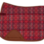 Sixteen Cypress Pink Plaid Pony Pad - Sixteen Cypress - Equiluxe Tack