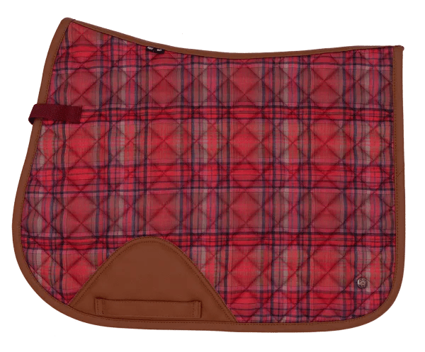 Sixteen Cypress Pink Plaid Pony Pad - Sixteen Cypress - Equiluxe Tack