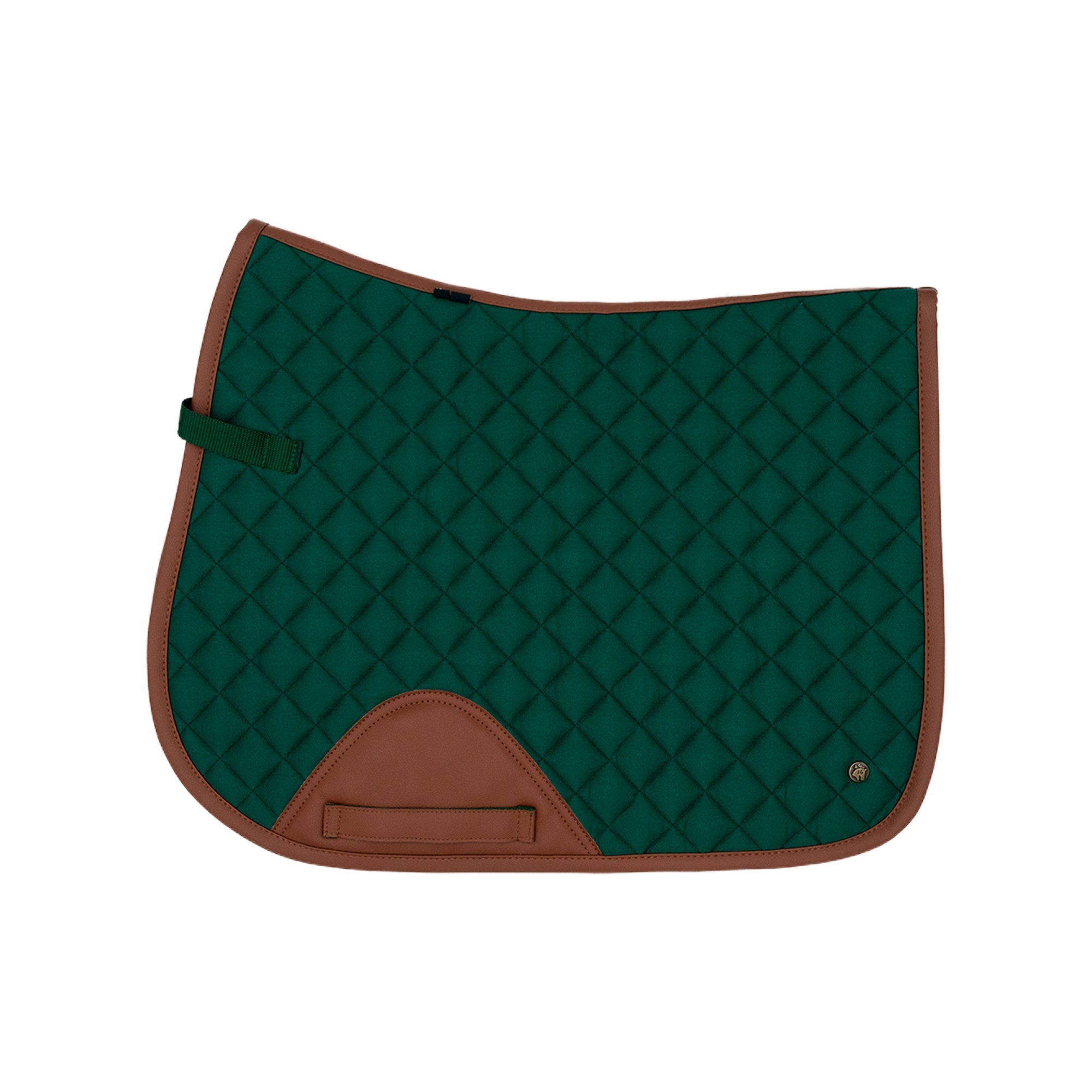 Sixteen Cypress Pony Jumper Pad, Cypress & Cognac - Sixteen Cypress - Equiluxe Tack