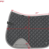 Sixteen Cypress Pony Jumper Pad, Violet Herringbone - Sixteen Cypress - Equiluxe Tack
