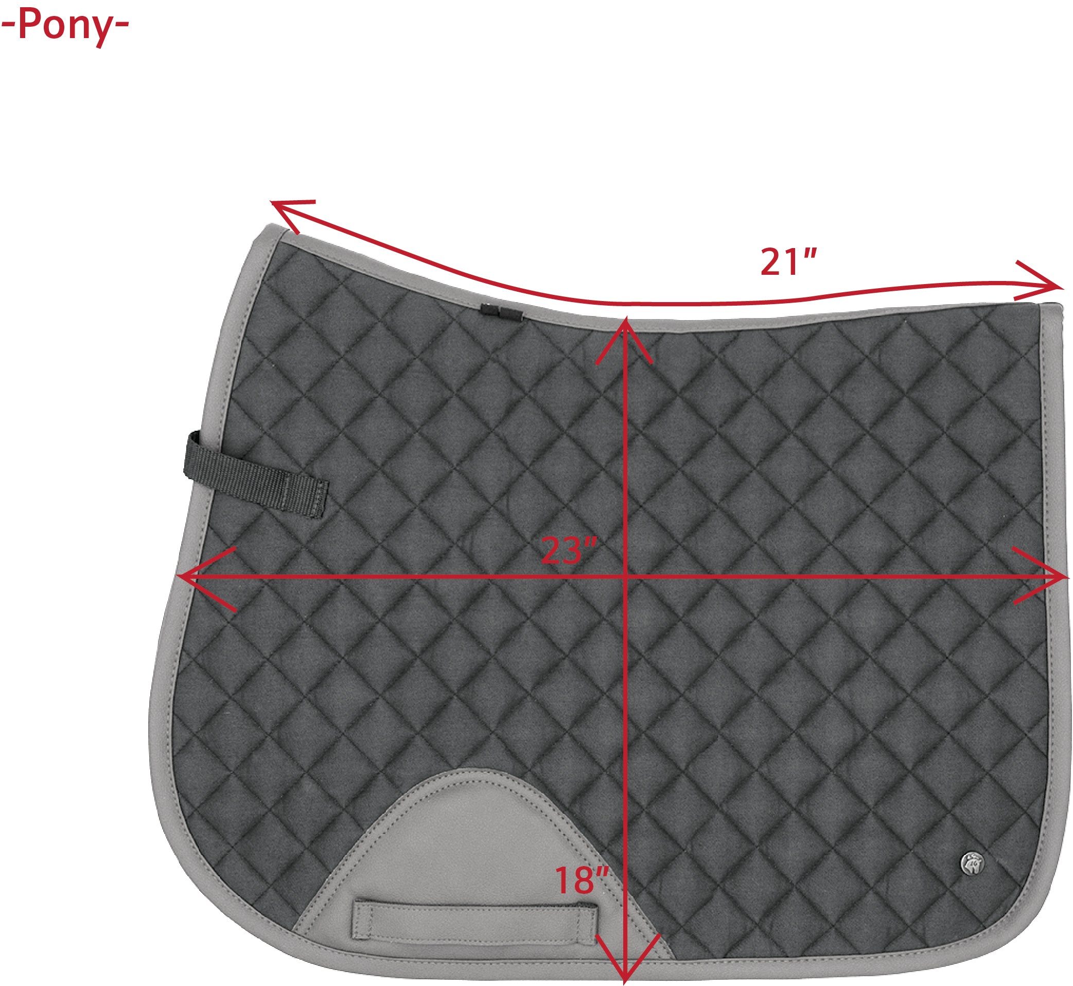 Sixteen Cypress Pony Jumper Pad, Violet Herringbone - Sixteen Cypress - Equiluxe Tack