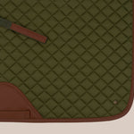 Sixteen Cypress PONY Pad, Olive & Cognac - Sixteen Cypress - Equiluxe Tack