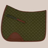 Sixteen Cypress PONY Pad, Olive & Cognac - Sixteen Cypress - Equiluxe Tack