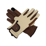 Sixteen Cypress Riding Gloves, Ivory & Cognac - Sixteen Cypress - Equiluxe Tack