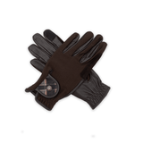 Sixteen Cypress Riding Gloves, Mini Field Plaid & Tobacco - Sixteen Cypress - Equiluxe Tack