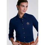 Sixteen Cypress Sport Piqué Button Down Shirt - Navy