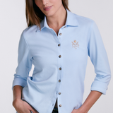 Sixteen Cypress Sport Piqué Shirt Button Down Shirt - Oxford Blue