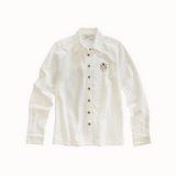 Sixteen Cypress Sport Piqué Button Down Shirt - White - Equiluxe Tack