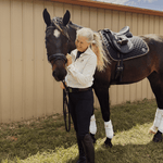 Sixteen Cypress Sport Piqué Button Down Shirt - White - Equiluxe Tack