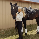 Sixteen Cypress Sport Piqué Button Down Shirt - White - Equiluxe Tack