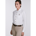 Sixteen Cypress Sport Piqué Button Down Shirt - White - Equiluxe Tack