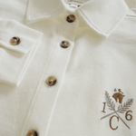 Sixteen Cypress Sport Piqué Button Down Shirt - White - Equiluxe Tack