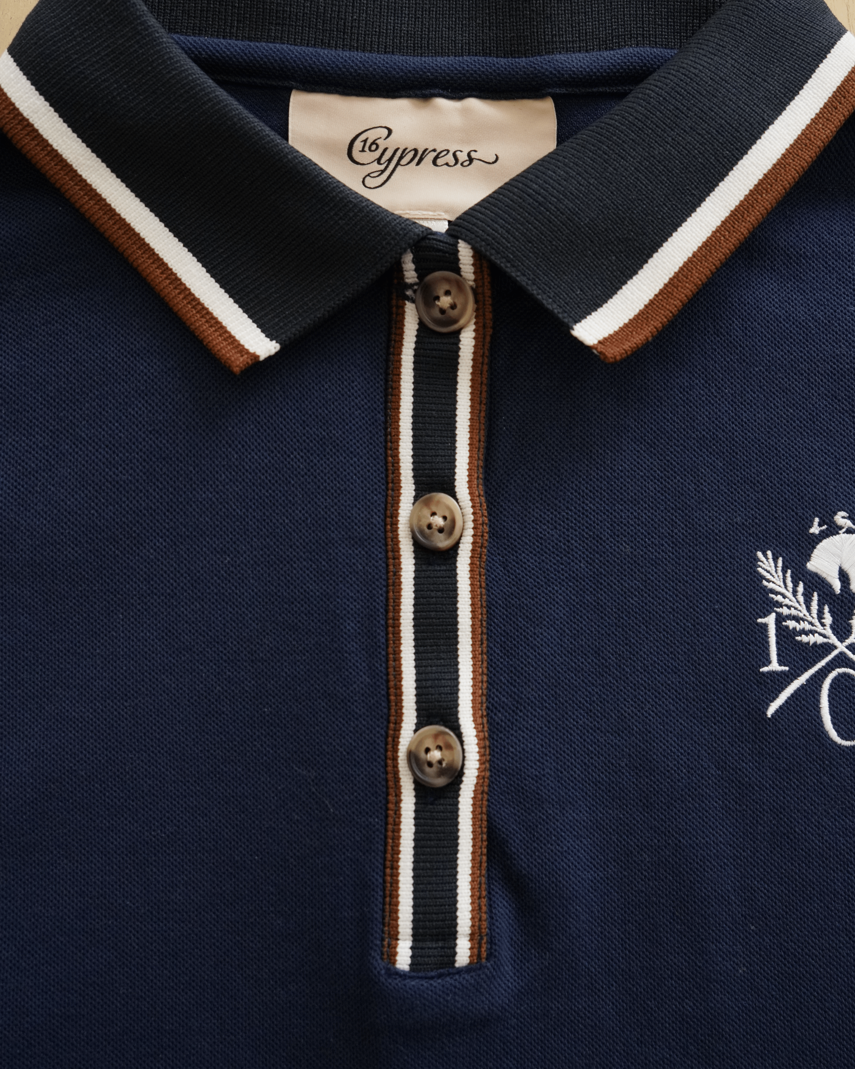 Sixteen Cypress Sport Piqué Polo Shirt, Navy - Equiluxe Tack