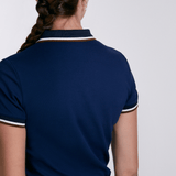 Sixteen Cypress Sport Piqué Polo Shirt, Navy - Equiluxe Tack