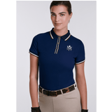 Sixteen Cypress Sport Piqué Polo Shirt, Navy - Equiluxe Tack