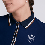 Sixteen Cypress Sport Piqué Polo Shirt, Navy - Equiluxe Tack