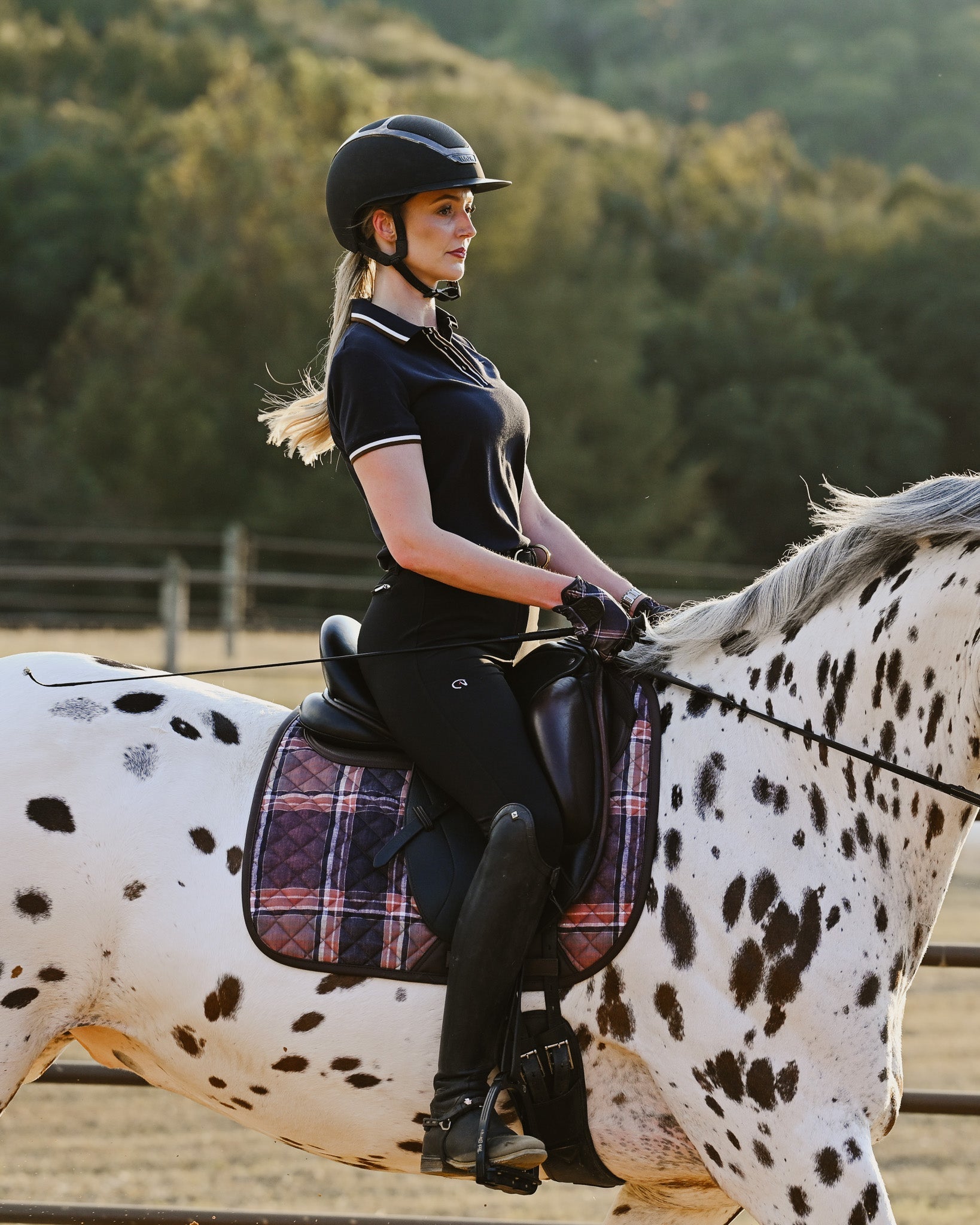 Sixteen Cypress Sport Piqué Polo Shirt, Navy - Equiluxe Tack