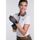 Sixteen Cypress Sport Piqué Polo Shirt, Tweed Collar
