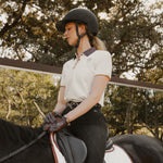 Sixteen Cypress Sport Piqué Polo Shirt, Tweed Collar - Equiluxe Tack