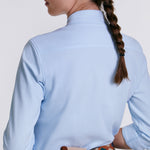 Sixteen Cypress Sport Piqué Shirt Button Down Shirt - Oxford Blue - Equiluxe Tack