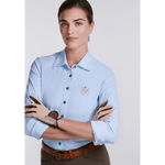 Sixteen Cypress Sport Piqué Shirt Button Down Shirt - Oxford Blue - Equiluxe Tack