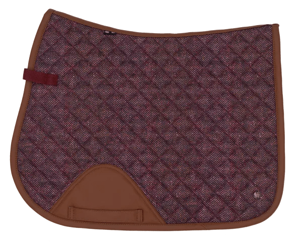 Sixteen Cypress Violet Herringbone Pony Pad - Sixteen Cypress - Equiluxe Tack