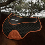 Sixteen Cypress X ThinLine Close Contact Pad – Black & Cognac - Sixteen Cypress - Equiluxe Tack