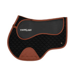 Sixteen Cypress X ThinLine Close Contact Pad – Black & Cognac - Sixteen Cypress - Equiluxe Tack