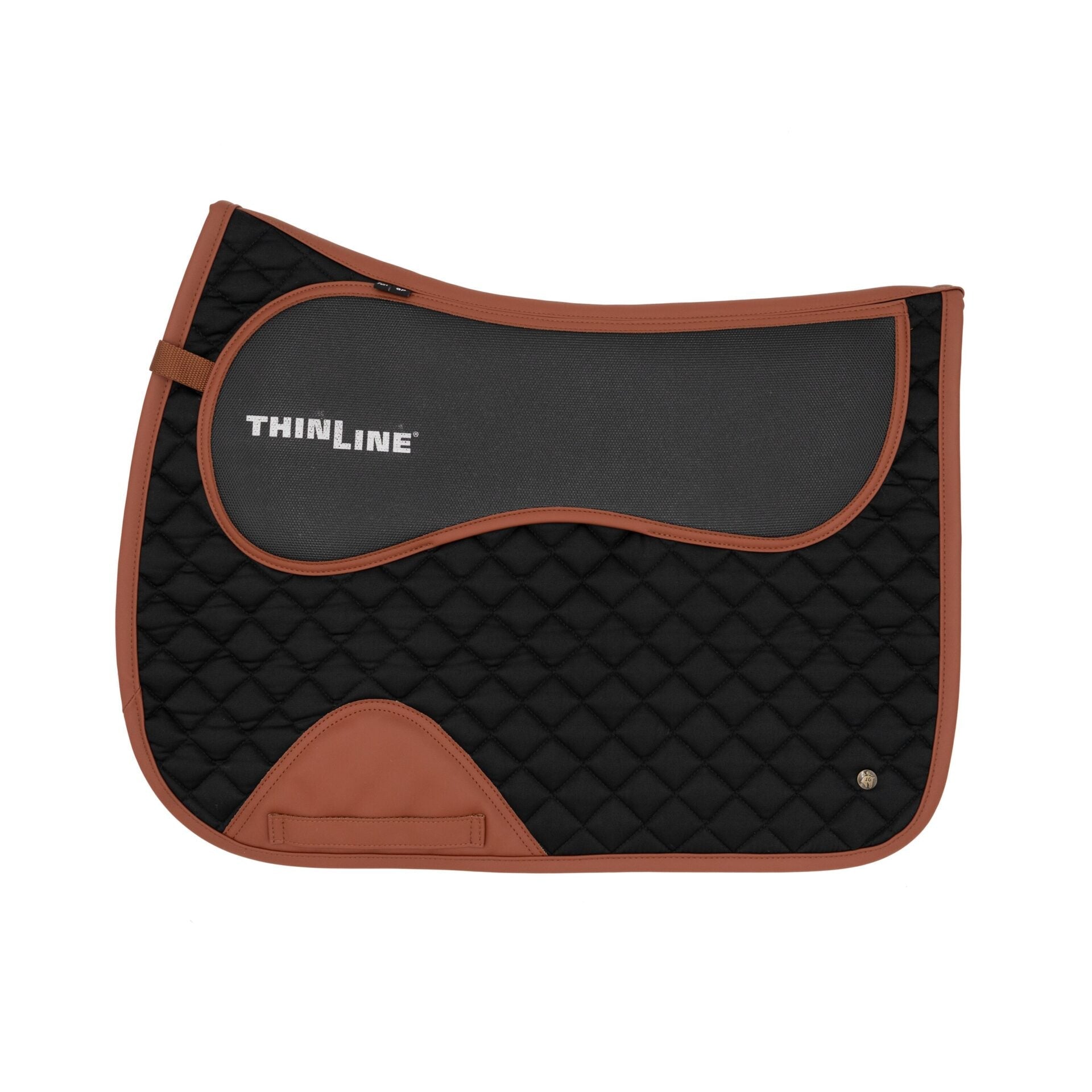 Sixteen Cypress X ThinLine Jumper Pad – Black & Cognac - Sixteen Cypress - Equiluxe Tack