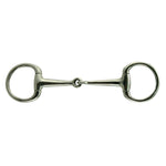 Small Stainless Steel Round Ring Eggbutt Dressage Bradoon Bit - Equiluxe Tack - Equiluxe Tack