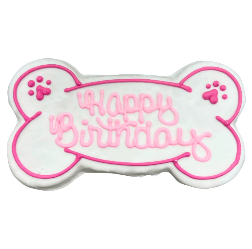 Snaks 5th Avenchew Birthday Bone - Pink (set of 3) - Snaks 5th Avenchew LLC - Equiluxe Tack