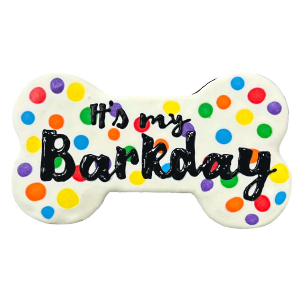 Snaks 5th Avenchew Confetti Barkday Bone (set of 3) - Snaks 5th Avenchew LLC - Equiluxe Tack
