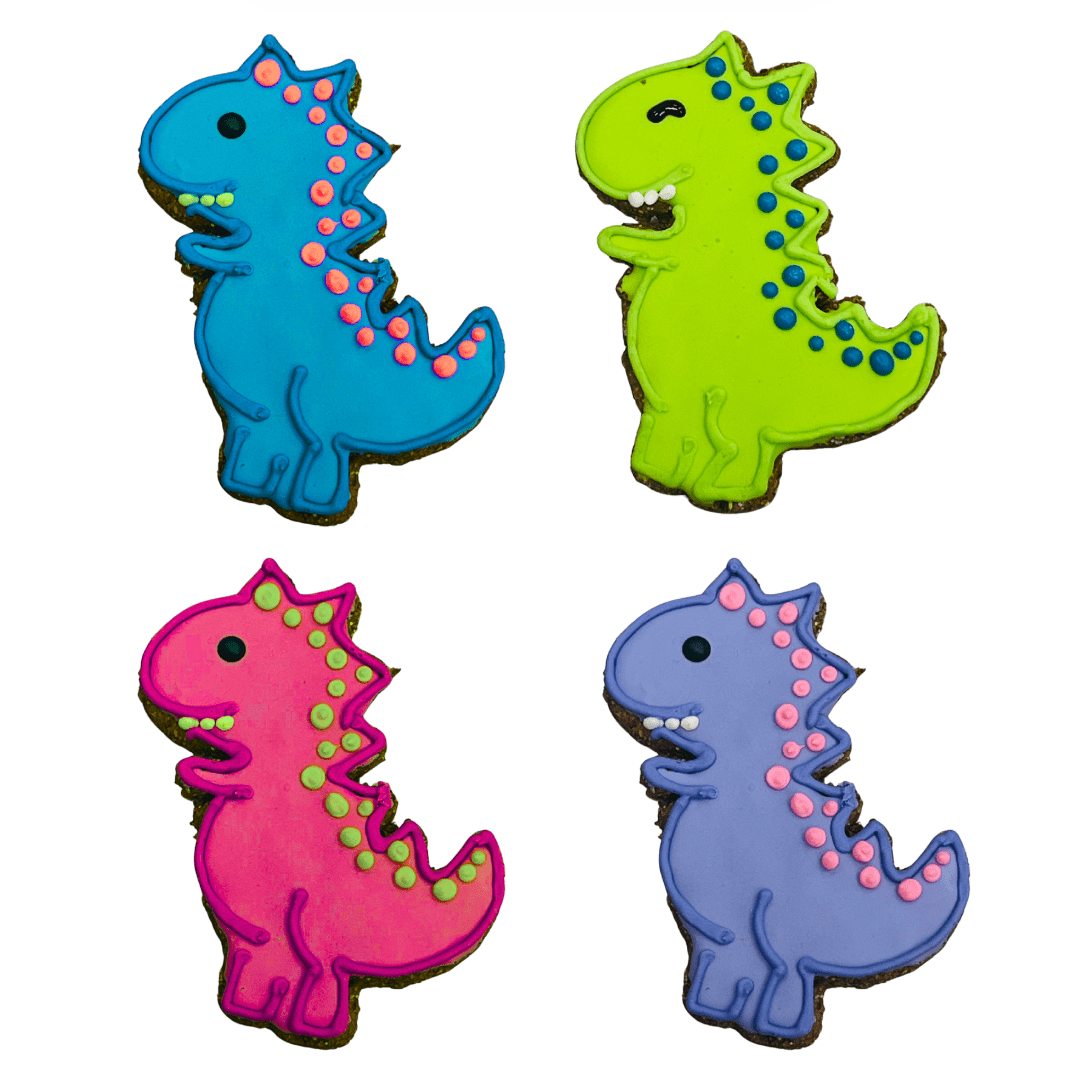 Snaks 5th Avenchew Dino - Buddy Dog Treats (set of 3) - Snaks 5th Avenchew LLC - Equiluxe Tack