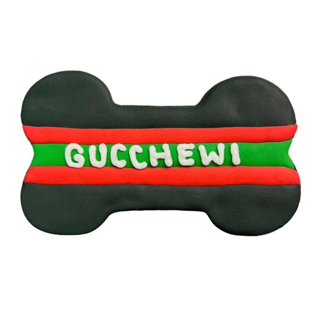 Snaks 5th Avenchew "Gucchewi" Designer Dog Bone (set of 3) - Snaks 5th Avenchew LLC - Equiluxe Tack
