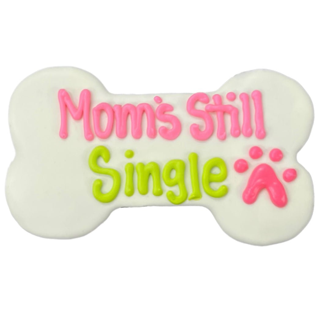 Snaks 5th Avenchew "Mom's Still Single" Dog Bone (set of 3) - Snaks 5th Avenchew LLC - Equiluxe Tack