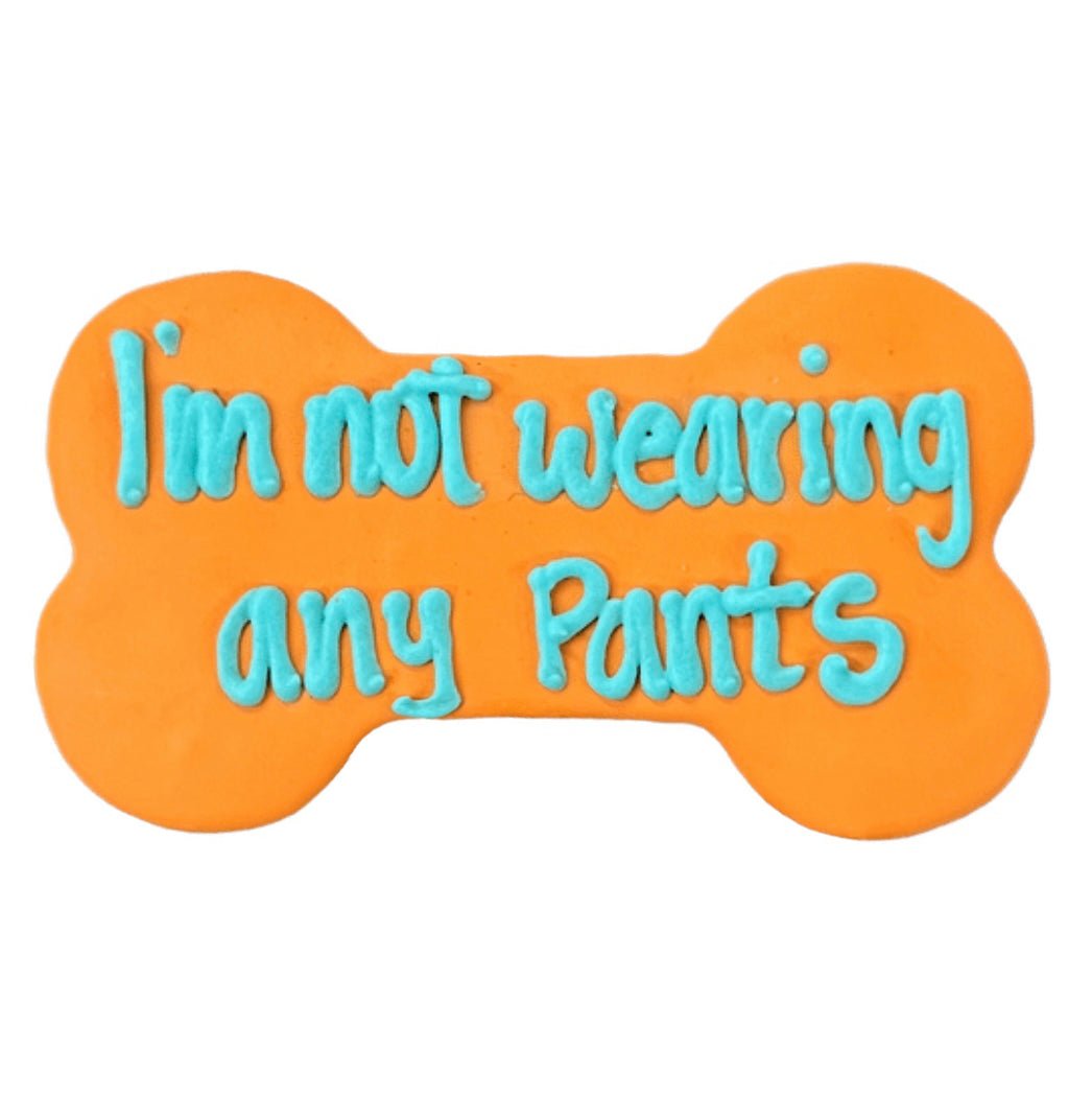 Snaks 5th Avenchew "Not Wearing Pants" Dog Bone (set of 3) - Snaks 5th Avenchew LLC - Equiluxe Tack