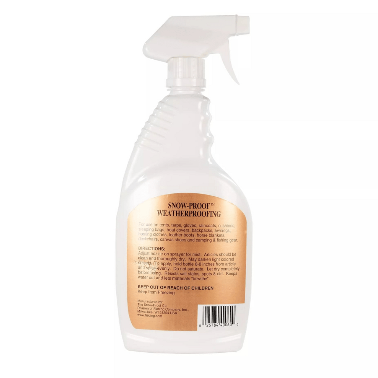 Snow - Proof™ Weatherproofing Silicone Water & Stain Repellent 32 oz. - Equiluxe Tack - Equiluxe Tack