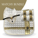Snowlight Saddle Pad Set - Equestroom - Equiluxe Tack