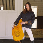 Solid Citizen Equestrian 'Bowie' | Barn Jacket | Durable Satin Quilt | Navy Plaid - Equiluxe Tack