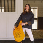 Solid Citizen Equestrian 'Bowie' | Barn Jacket | Durable Satin Quilt | Navy Plaid - Equiluxe Tack