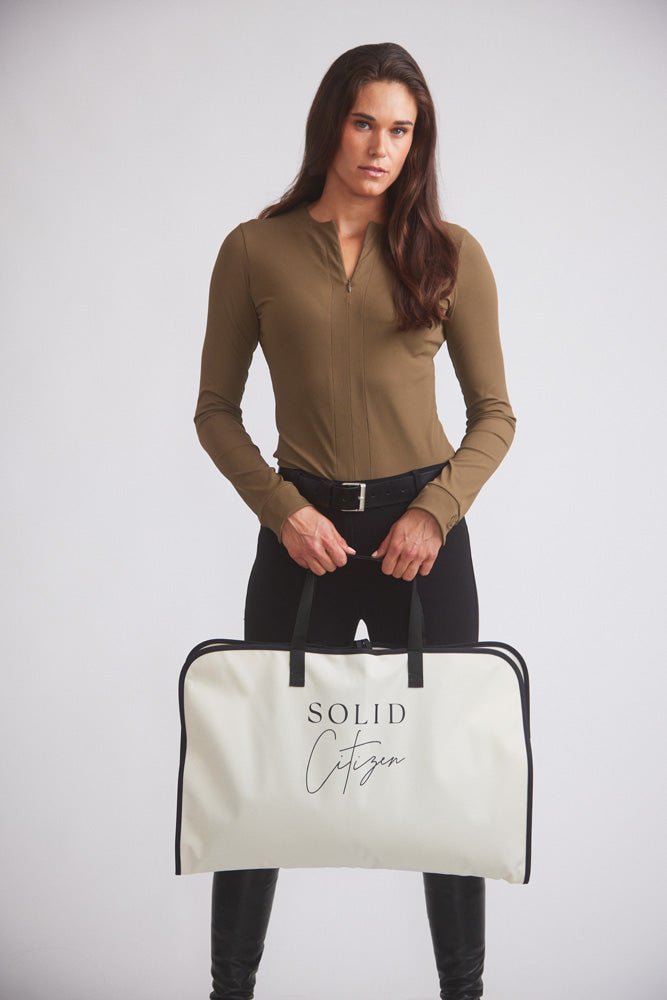 Solid Citizen Equestrian 'Carol' | Performance Crewneck Riding Top | Force Rib - Equiluxe Tack