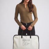 Solid Citizen Equestrian 'Carol' | Performance Crewneck Riding Top | Force Rib - Equiluxe Tack