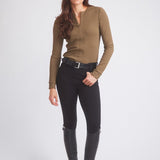 Solid Citizen Equestrian 'Carol' | Performance Crewneck Riding Top | Force Rib - Equiluxe Tack