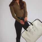 Solid Citizen Equestrian 'Carol' | Performance Crewneck Riding Top | Force Rib - Equiluxe Tack