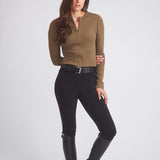 Solid Citizen Equestrian 'Carol' | Performance Crewneck Riding Top | Force Rib - Equiluxe Tack