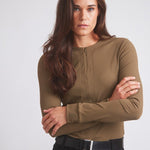 Solid Citizen Equestrian 'Carol' | Performance Crewneck Riding Top | Force Rib - Equiluxe Tack